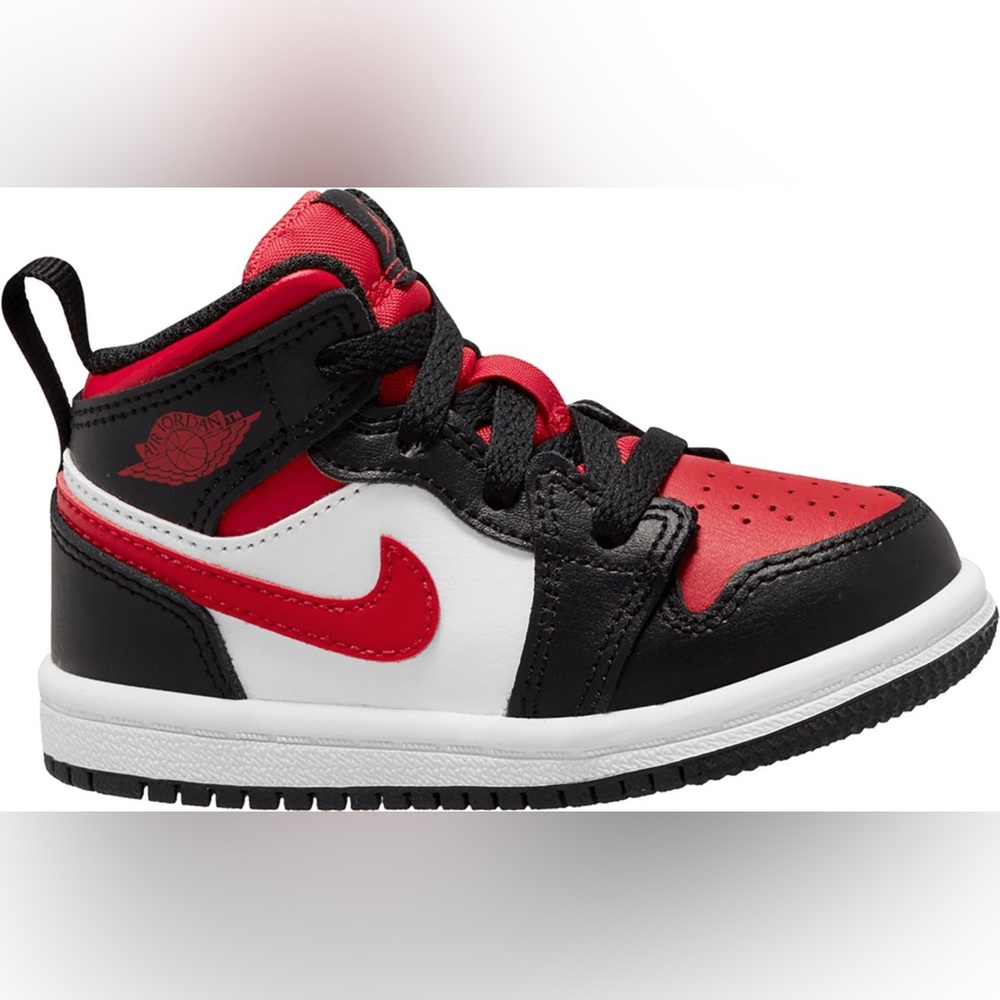 Jordan Kids' Toddler Air Jordan 1 Mid Basketball Shoes⛹️‍♂️